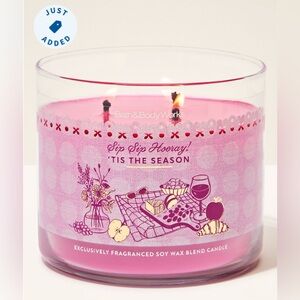 BBW ‘Tis the Season 3 wick Candle